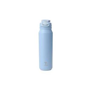 REDUCE 32 oz Hydrate Pro Stainless Steel Insulated Water Bottle - Flip Top Leak-Proof Lid, Dishwasher Safe, BPA-Free, Dual Wall Vacuum, Keeps Drinks Cold for 48 Hrs, Cup Holder Friendly - Glacier