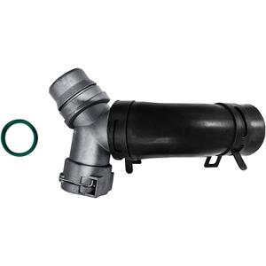 Engine Heater Hose Assembly with Engine Coolant Pipe O-Rings,T-Connector Hose for 2011-2020 Ford F150 F-150 Mustang 5.0L Pickup DR3Z8566A DR3Z8566B Thermostat Hose T-Connection BR3Z-8566-B
