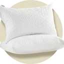 CoolShields Pillow Protector (2 Pack) Standard – Waterproof Zippered Pillow Covers, Hypoallergenic, Premium Pillowcase Encasement for Better Sleep