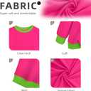 Christmas Sweatshirts For Women Cute Christmas Tree Graphic Long Sleeve Shirt Casual Crewneck Holiday Pullover Top (Pink, XL)