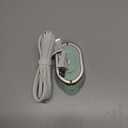 Newbealer Travel Iron with Global Voltage, 100-240V Mini Dry Iron for Clothes (No Steam), Max 300W, 60s Heat Up, 302 Non-Stick Ceramic Soleplate, 0.8lbs Ultra-Lightweight (Green)