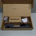 Kwikset San Clemente Front Door Handle No Lock, Entry Handleset Exterior with Interior Reversible Handed Lever, Non-Locking, Matte Black, Deadbolt Not Included, with Microban Protection ((Pack of 1))