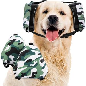 Dog Ear Muffs Noise Protection,uaidie Noise Cancelling Headphones for Dogs, Ear Covers for Hearing Protection and Anxiety - Camouflage