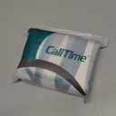 CaliTime Throw Pillow Covers Decorative 18 X 18 Inches Pack of 2 Cozy Fleece Modern Abstract Plant Leaves Cushion Cases for Couch Bed Sofa Farmhouse Decoration Smoke Blue