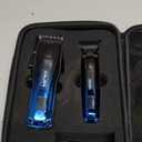 GinJee Professional Hair Clippers for Men Cordless & Corded - Rechargeable Barber Clipper & Trimmer Set with Fade Lever for Home Haircuts, Grooming Kit with Guide Combs, with Travel Case