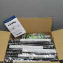 Uanlauo Beige Small Baby Playpen - 47x47in Playpen for Babies and Toddlers, Safe Indoor Play Pen, Baby Pen with Storage Bag and Breathable Mesh