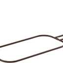 Shower Curtain Rod Hoop Square Shape Bathroom Heavy Duty No Rust Oval Shower Rod 58.3"x24" for Clawfoot Tub,for Free Standing Tubs Bronze