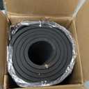 Extra Large Yoga Mat 6'x4'(1/3" & 1/4" Thick), Non-Slip, Ultra Durable, Wide Workout Mat, Wide Exercise Mats for Home Workouts, Yoga, Pilates, Stretching (Barefoot Exercise) (Black)