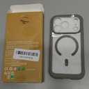 Miracase Magnetic for iPhone 17 Pro Case 6.3" [Compatible with MagSafe] Full-Body Phone Case with Built-in Glass Screen Protector & Camera Control,Drop Proof iPhone 17 Pro Cover, Grey Titanium