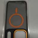 Magnetic 3 in 1 for iPhone 17 Pro Max Case, [Omni-Directional Protection] with 1x Screen Protector + 1x Camera Cover, [Seamless Work with Magsafe] Protective Case for iPhone 17 Pro Max Cosmic Orange