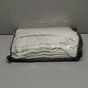 100% Blackout Shield Linen Blackout Curtains for Bedroom 84 Inches Long, Back Tab/Rod Pocket Living Room Drapes, Thermal Insulated Blackout Curtains 2 Panels Set, 50" W x 84" L, Light Cream