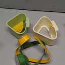 2pcs Suction Cup Sink Corner Rack Strainer 2025 Pro Kitchen Gadget Triangular Suction Cup Corner Sink Strainer Basket for Kitchen Bathroom Dishware (Green + Yellow)