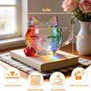 VNROSE Cute Cat Coffee Mug,Cat Lovers' Gift for Women & Girls, Cat Cup with Funny Design, Ideal for Coffee or Tea(12oz)