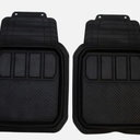Armor All Custom Accessories Smart Fit Black Rubber Deep Tray Floor Mat 2 Pack