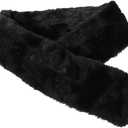 Women's Faux Fur Collar Scarf Soft Winter Accessory for Casual Formal Occasions