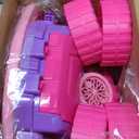 Hoopi Extreme Bubbles Lawn Mower for Toddlers, Spill-Proof Kids Bubble Machine with Lights for 2-Year-Old Girl Birthday Gift, Easter Gifts for Toddlers, Bubble Blowing Push Outdoor Toy with 3 Bottles