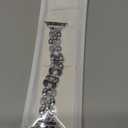 Moolia Elegant Metal Strap Compatible with Apple Watch Band 42mm 44mm 45mm 46mm 49mm Metal Fashion Women Replacement Strap Bracelet for iWatch Series 11/10/9/8/7/6/5/4/3/2/1/Ultra(1/2/3) Silver