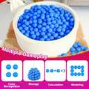 Realhaha Larger Plastic Balls for Ball Pit, Play Pin Balls for Toddlers Kid Ball Pits & Accessories for Bounce House,2.76 inches,50 100 pcs
