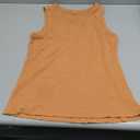 Ribbed Tank Top, Size XXL, Orange Color