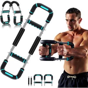 2025 Pro Twister Arm Trainer, Adjustable Power Twister Bar, Chest Shoulder Arm Workout Equipment, Portable Detachable Upper Body Fitness Machine for Home & Gym