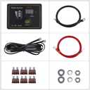 PowMr 3500W Solar Inverter, Pure Sine Wave Inverter 12VDC to 110V AC Converter for Home, RV, Truck, Off-Grid Power Inverter with Dual AC, LCD, USB, Battery Cables for 12V Lead-Acid & Lithium Battery