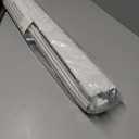 LazBlinds No Drill TDBU Roman Shades, Blackout - White, 36" W x 48" H