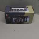 1/64 Scale Diecast Display Case for Hot Wheel Storage with LED Lights, Stackable Electric Garage with Voice Control, 3 Replaceable 3D Scenes Parking Lot Diorama for Model Cars (Black)