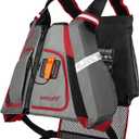 awesafe Adult Watersport Universal Vest (X-Large/XX-Large, Red)