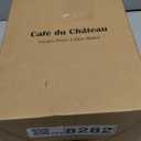 Cafe Du Chateau Stainless Steel French Press Coffee Maker 34 oz - Easy to Use Insulated Coffee Press with 4-Level Filtration, Manual Brewer for Tea, Camping & Travel with BPA Free, Durable Clear Glass