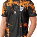 Hardaddy Men's Striped Polo Shirt Short Sleeve Casual Color Block Graphic Tee Collared Golf Shirts for Men (3X-Large)