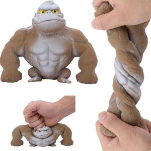 The Original Sand-Filled Gorilla - Therapy-Grade Calming Sensory Fidget for Anxiety & Focus - PRO-Grade Indestructible Squeeze Toy for Adults & Kids (Authentic Brown)