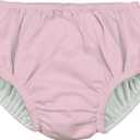 Green Sprouts Eco Pull-Up Reusable Absorbant Swim Diaper - Pink - 12 Months