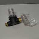 Twinkle Star Hose Filter Attachment Line Water Hose Filter with 100 Mesh and 40 Mesh Screen, 2Pcs O-Ring, Garden Hose Filter Pressure Washer Inlet for RV Camping Car Wash Water Hose