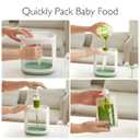 Momcozy Squeeze Station,Baby Food Maker,Pouch Filler for Homemade Baby Puree, BPA-Free, Dishwasher Safe, with Reusable Baby Food Pouches for Babies & Toddlers