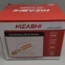 Hizashi E12 Candelabra Bulb 60 watt 5000K Daylight White, Dimmable E12 LED Bulb, 90+ CRI 6W 550LM, CA11 Flame Tip LED Chandelier Light Bulbs Candelabra Base, UL Listed - 12 Pack