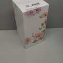 20pcs LED Lighted Artificial Flowers Tulip Lamp Real Touch Tulips Faux Flower Lights for Valentine's Day and Easter Home Kitchen Wedding Dining Table Decor(White)