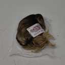 AISI HAIR Curly Bob Wig with Bangs Ombre Blonde Color Short Wavy Wigs for Women Bob Style Synthetic Heat Resistant Bob Wigs