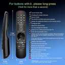 Magic Remote for LG-Smart-TV-Remote-Control-Replacement with Pointer and Voice Function,Compatible with LG 2021/2022/2023/2024 UHD OLED QNED NanoCell 4K 8K Smart TV