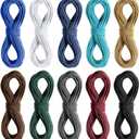 Boao 109 Yards 2.0 mm Multicolor Beading Elastic Cord Thread Stretch String Crafting Handmade DIY String for Sewing and Bracelets, Necklace, Jewelry Making(Dark Color)
