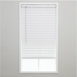 Eclipse 2" Premium Vinyl Blinds for Light Filtering & Privacy, Durable Room Darkening Blinds for Home or Office, Tested and Certified Child Safe Cordless Vinyl Blinds - White, 57.5 W x 48 L