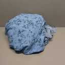 Chiffon Bridesmaid Dresses for Women Floral One Shoulder Ruffle Formal Evening Gown with Pockets Floral Blue Size 14