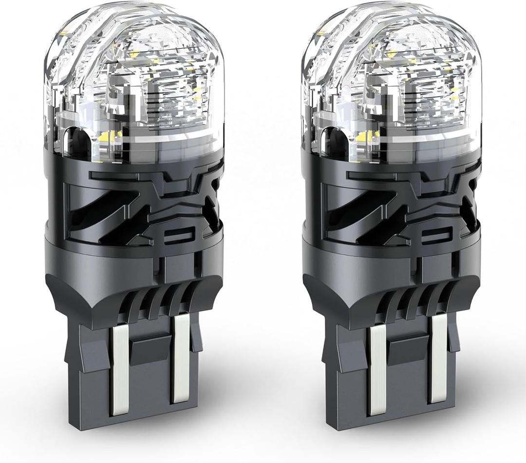 7443 LED Turn Signal Bulb Compatible for Honda Accord Turn Signal 2016 2017 2018, No Hyper Flash, 12V Amber White Switchback, T20 W21W LED Light