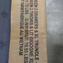 MERITLINE Queen Size Bed with 2 Storage Drawers and a Twin XL Trundle, Upholstered Platform Queen Bed Frame with Tufted Headboard, Linen Fabric, No Box Spring Needed (Dark Gray)