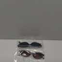 KUGUAOK Retro Oval Sunglasses for Women 90s Design Small Cat Eye Sun Glasses UV Protection Y2k Trendy Narrow Shades (One Size, Black+leopard)