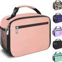 Kids Lunch Box for Boys Girls Lunch Bag Insulated Durable Lunchbox Children Lunch Tote Bag for School Pink