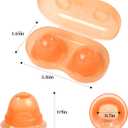 2 x Nipple Suckers for Pressure,Soft Silicone Women Sex Toys for Intense Pressure, Correction, and Stimulation(2 Pairs)