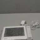 unni Weather Station Indoor Outdoor Thermometer Wireless, Home Atomic Clock with Large Constant Display, Inside Outside Temperature Humidity Monitor, Dew Heat Point, Barometer White