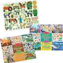 Melissa & Doug Reusable Sticker Pad Bundle - Jungle, Farm & Under The Sea