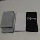 Resistance Bands, Fabric Workout Bands for Women & Men, Cloth Booty Resistance Loop Bands, Thick Squat Bands for Butt/Legs/Thigh/Hip/Glute Excersing (Light gray/black/dark gray)