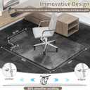 Office Chair Mat for Low Pile Carpet, 48"x60" Clear Smooth Glide with Lip